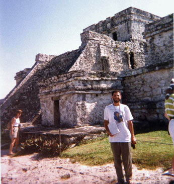 Dan Shaw at Tulum, Mexico