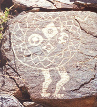 19-point petroglyph