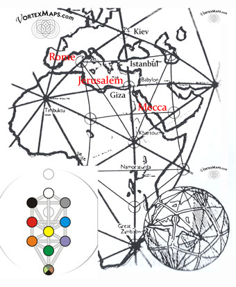 Tree of Life on Map of Africa