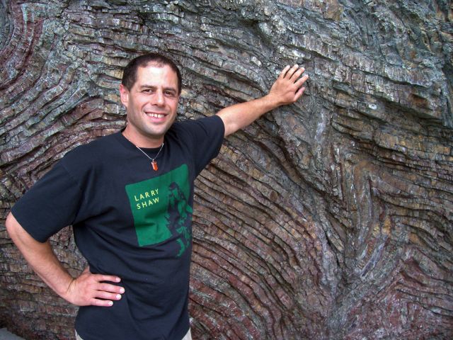 coastal rock folding
