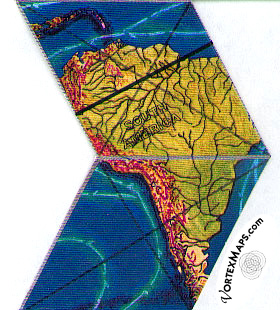 points on the EarthStar globe correspond to significant geologic features.