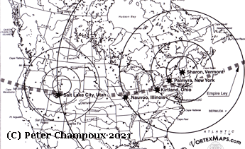 Mormon Trail Vortex map by Peter Champoux