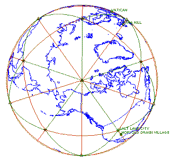 Vortex Map of Salt Lake City, and the Vatican